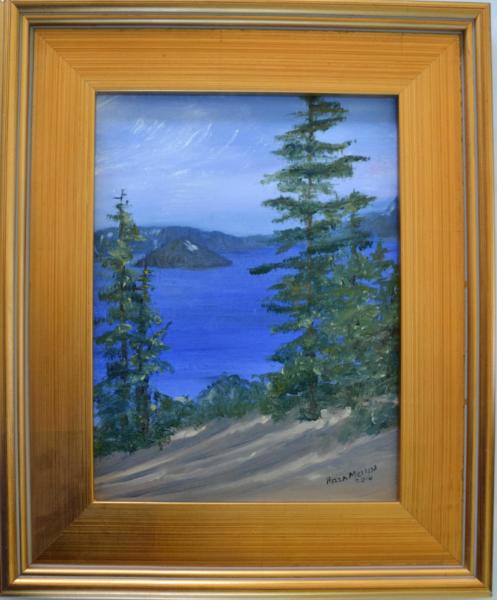 *Bluer than Blue: Crater Lake 9x12