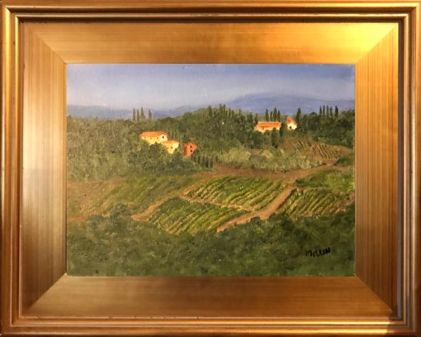 Tuscan Hillside, Montespertoli (Italy) 9x12 (available)