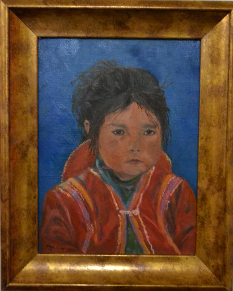 *Peruvian Child 12"x9 " (available)