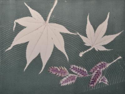 Leaf series: Purple Drifting