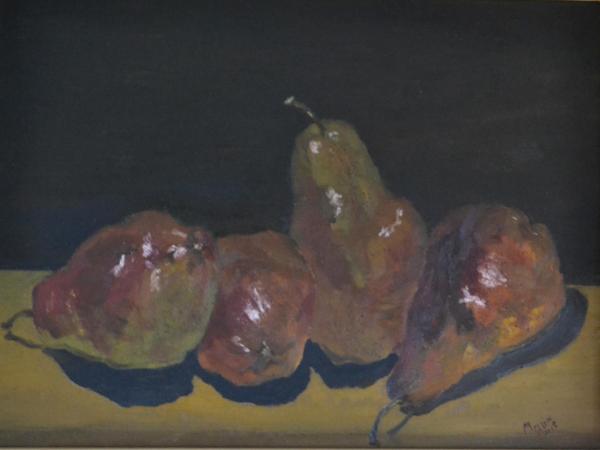 *Quartet (Red Pears) 12"x16"