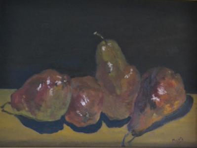 *Quartet (Red Pears) 12"x16"