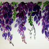 16x12" Wisteria in Sunlight (available)