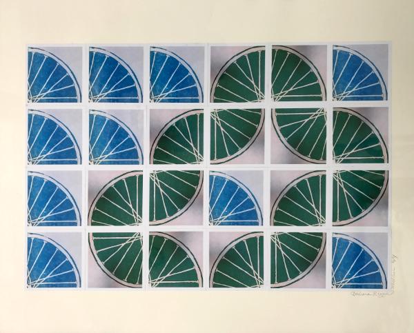 21 Freewheelin' TWENTY ONE (blue-green 4x6 sqs)