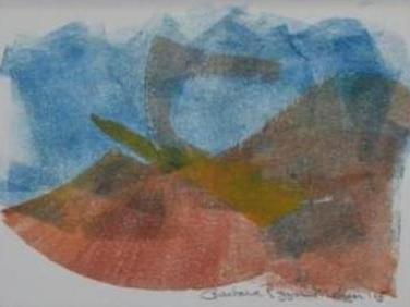 Canyon Monotype Canyon Monotype