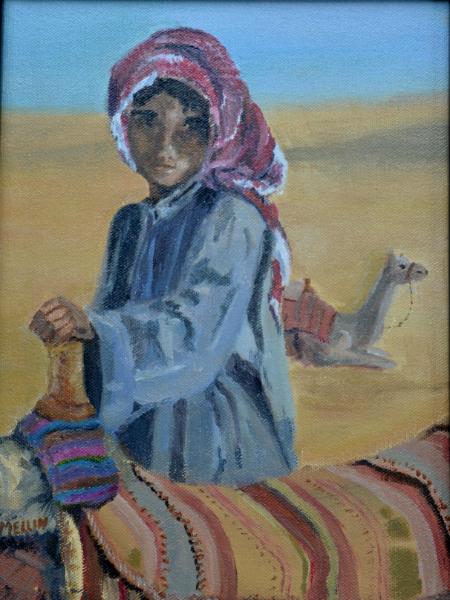 * Our Camel Guide (Bedouin Boy/Egypt) 12"x 9" (available)
