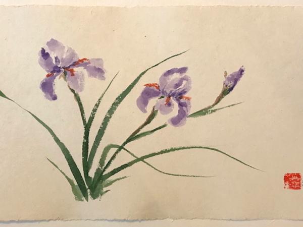 Asian Brush Painting Flowers Workshop / Mar. 23