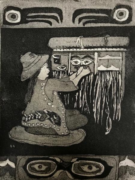 Tlingit weaver