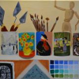 Studio Shelf, 12"x16"  (p9vate collection)