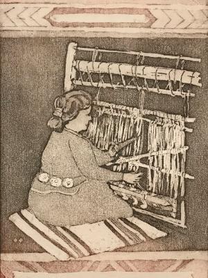 Navajo Weaver