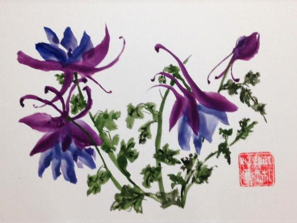 8x10" Columbine, available at W-S Arts Council Gift Shop