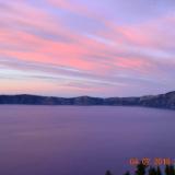 Crater Lake Sunset