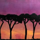 Evening, Rome (Parasol Pines in Rome) sold