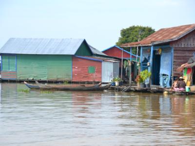Floating Village Homes, Cambodia Floating Village Homes, Cambodia