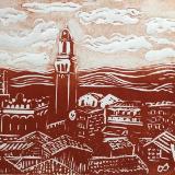 Siena Rooftops (light sky) (edition still available)