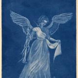 Angel with Trumpet (blue)