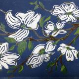 *Dogwood branch (four-color reduction print) 