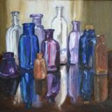 Bottles/Reflections 9"x12"(private collection)