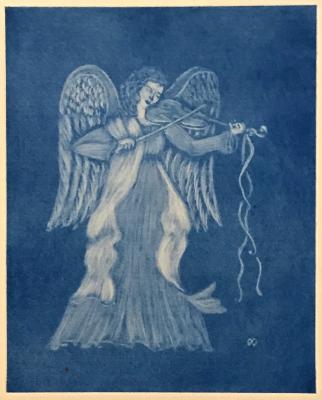 Angel with Violin (blue) Angel with Violin (blue)