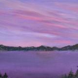 *Crater Lake Sunset 9x12