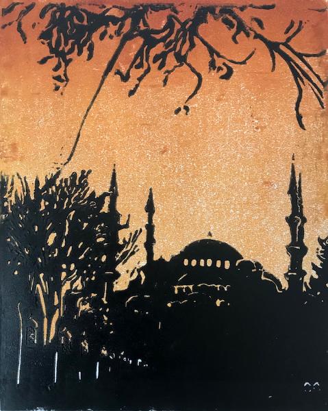 Hagia Sophia Sunset (Private collection)