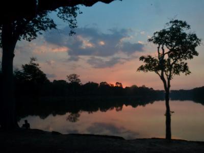 Sunset Silhouette (Cambodia)