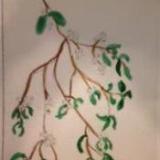 *Winter Series: Mistletoe  drypoint