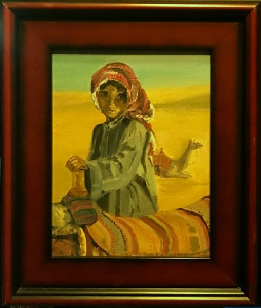 * Our Camel Guide (Bedouin Boy/Egypt) 12"x 9" (available)