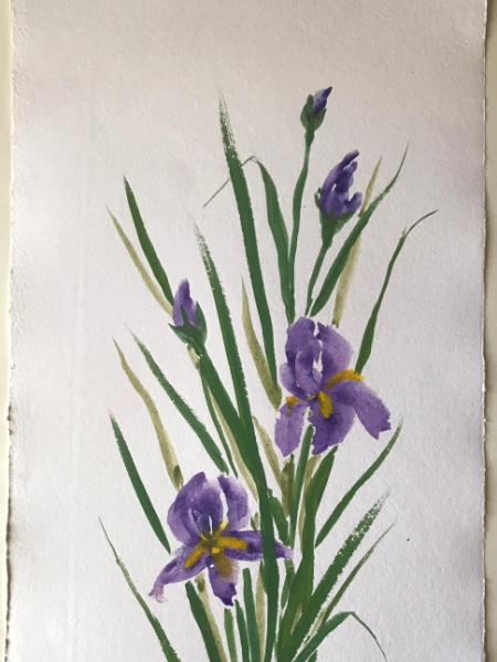 36x24" Irises(24x36")