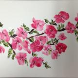 12x16" Cherry Blossoms
