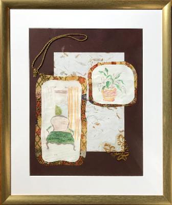 mInterior with Gold Cord Collage mInterior with Gold Cord Collage
