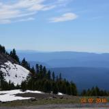 Crater Lake Mountains Blue