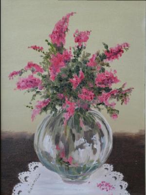 *Crepe Myrtle (North Carolina) (sold)16x12 *Crepe Myrtle (North Carolina) (sold)16x12