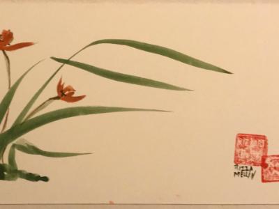 12x16" Mountain Orchids (available) 12x16" Mountain Orchids (available)