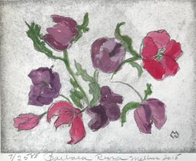 Hellebores-2  drypoint (edition still available)