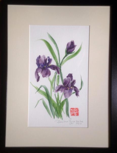 16x12" Spring Dance (Irises) 