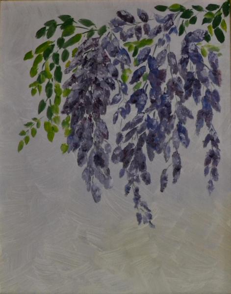 Wisteria 14"x11"