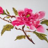 12x16"  Peony Branch (private collection)