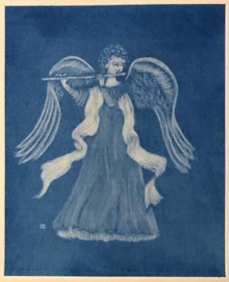 Angel with Flute (blue) Angel with Flute (blue)