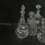 Good Spirits (black) Mezzotint 