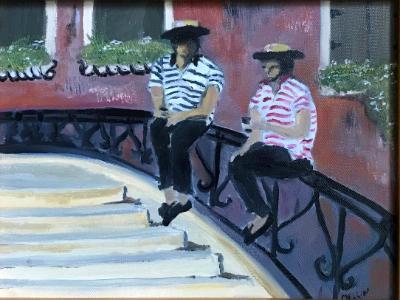 Taking a Break (Gondoliers) (available) Taking a Break (Gondoliers) (available)
