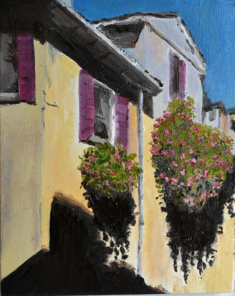 Flowers, Venice 10"x8" (sold/NFS))