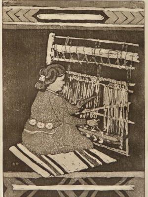 7 Looms a Weaving: Navajo