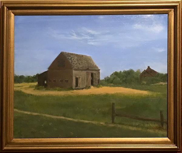 Martha's Vineyard Barn, 16"x20" (available)