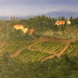 Tuscan Hillside, Montespertoli 9x12 (available)