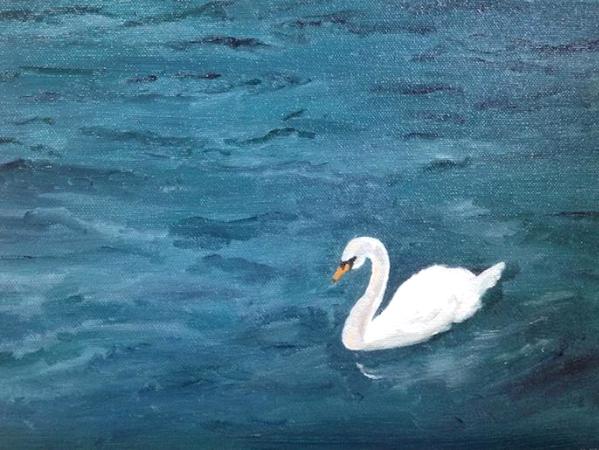 *Singular Beauty, Swan (Lake Lucerne, Switzerland) (Sold)
